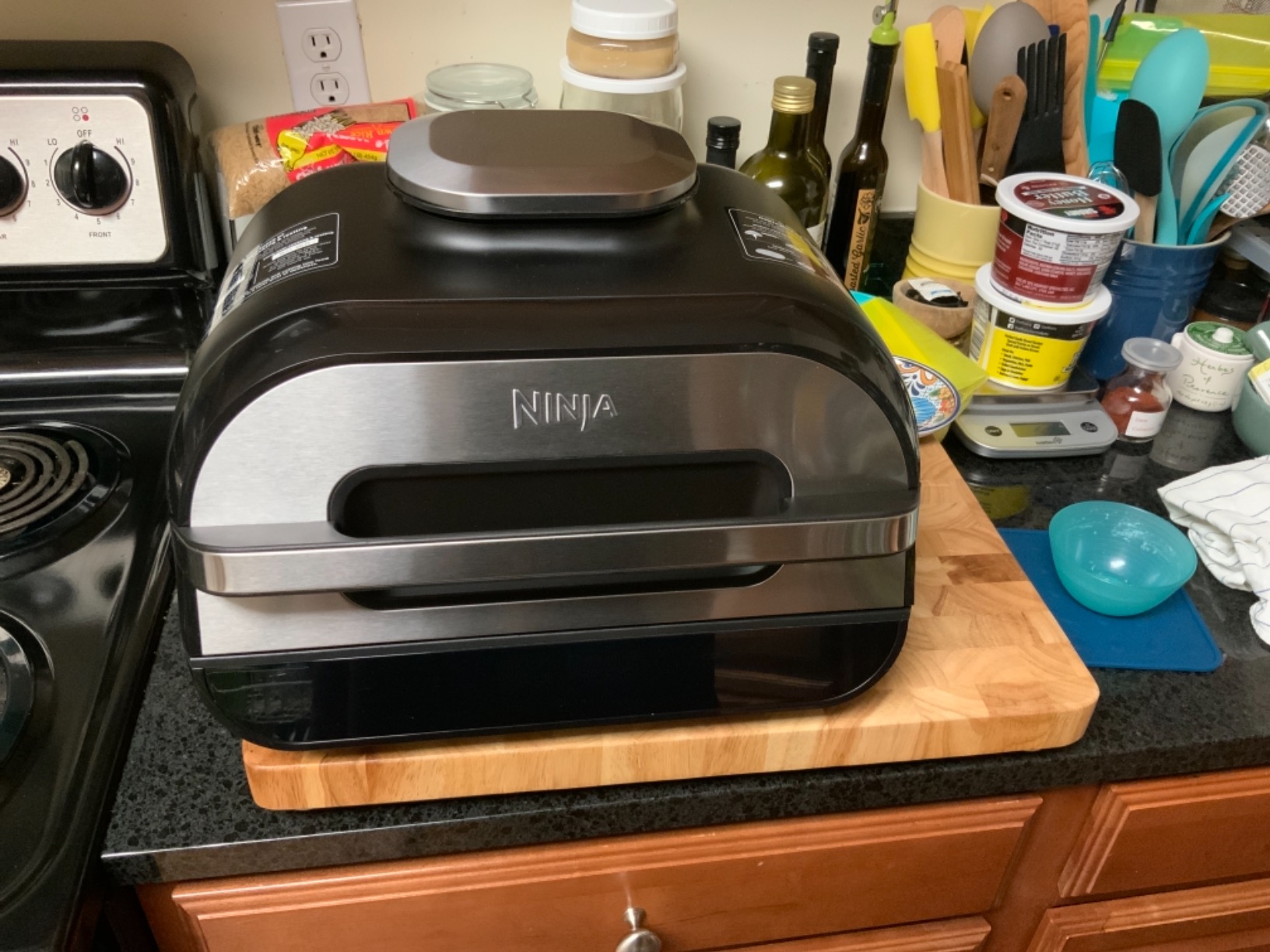 【Appliances】Ninja EG201 Foodi 6-in-1 Indoor Grill with Air Fry, Roast, Bake, Broil & Dehydrate