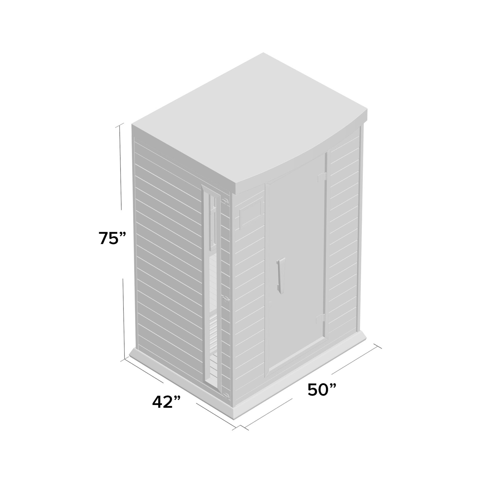 【Sports&Outdoors】Dynamic Infrared Maxxus 2 - Person Indoor Bluetooth Compatible FAR Infrared Sauna in Hemlock