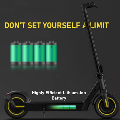【Sports&Outdoors】Portable Electric Scooter Pneumatic 10” tires, 500W Motor, Top Speed 30km/hr