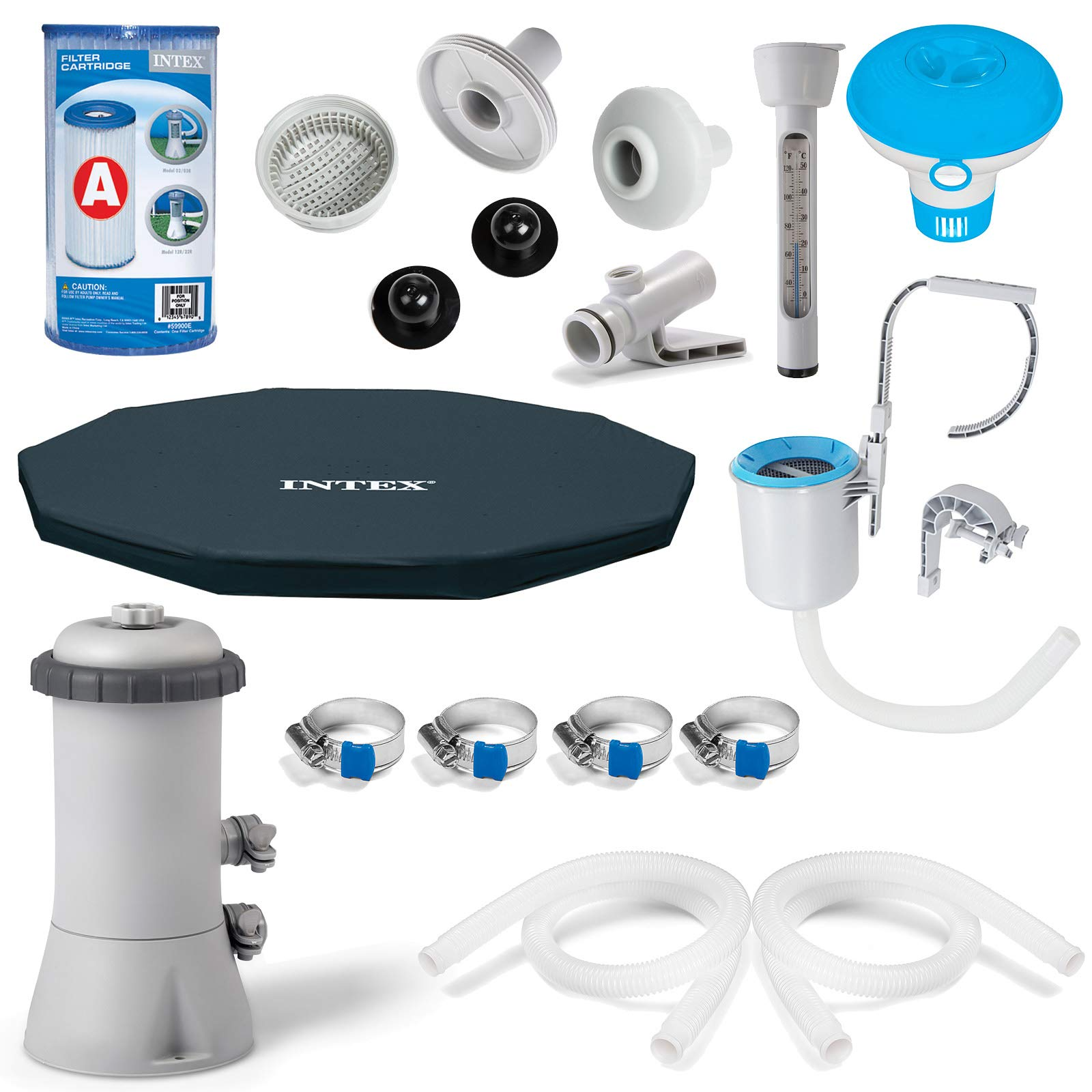 【Sports&Outdoors】Frame Pool 366 x 84 cm Complete Set