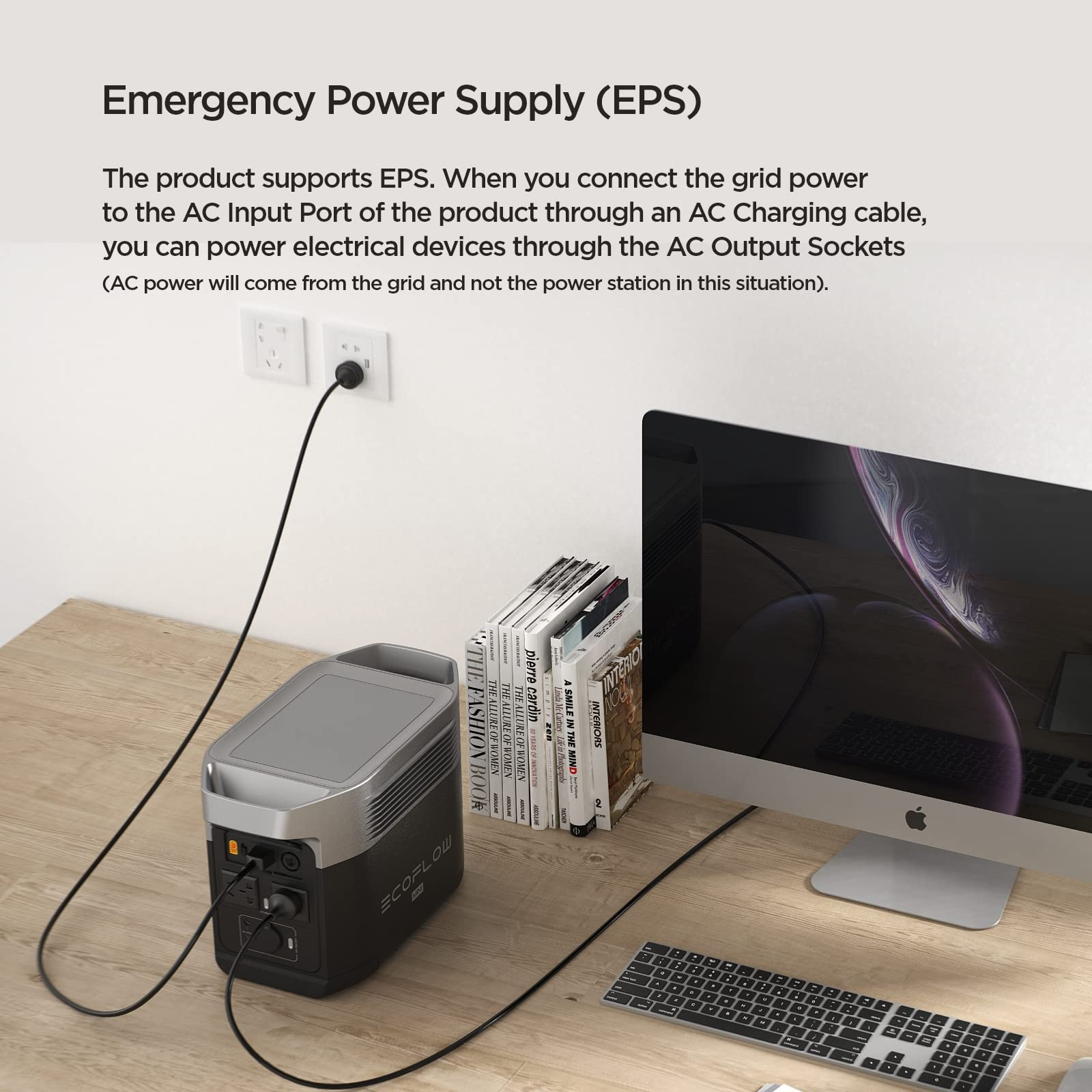 【Appliances】882Wh Portable Power Station, Power up to 9 Appliances With Huge 1400W AC Output