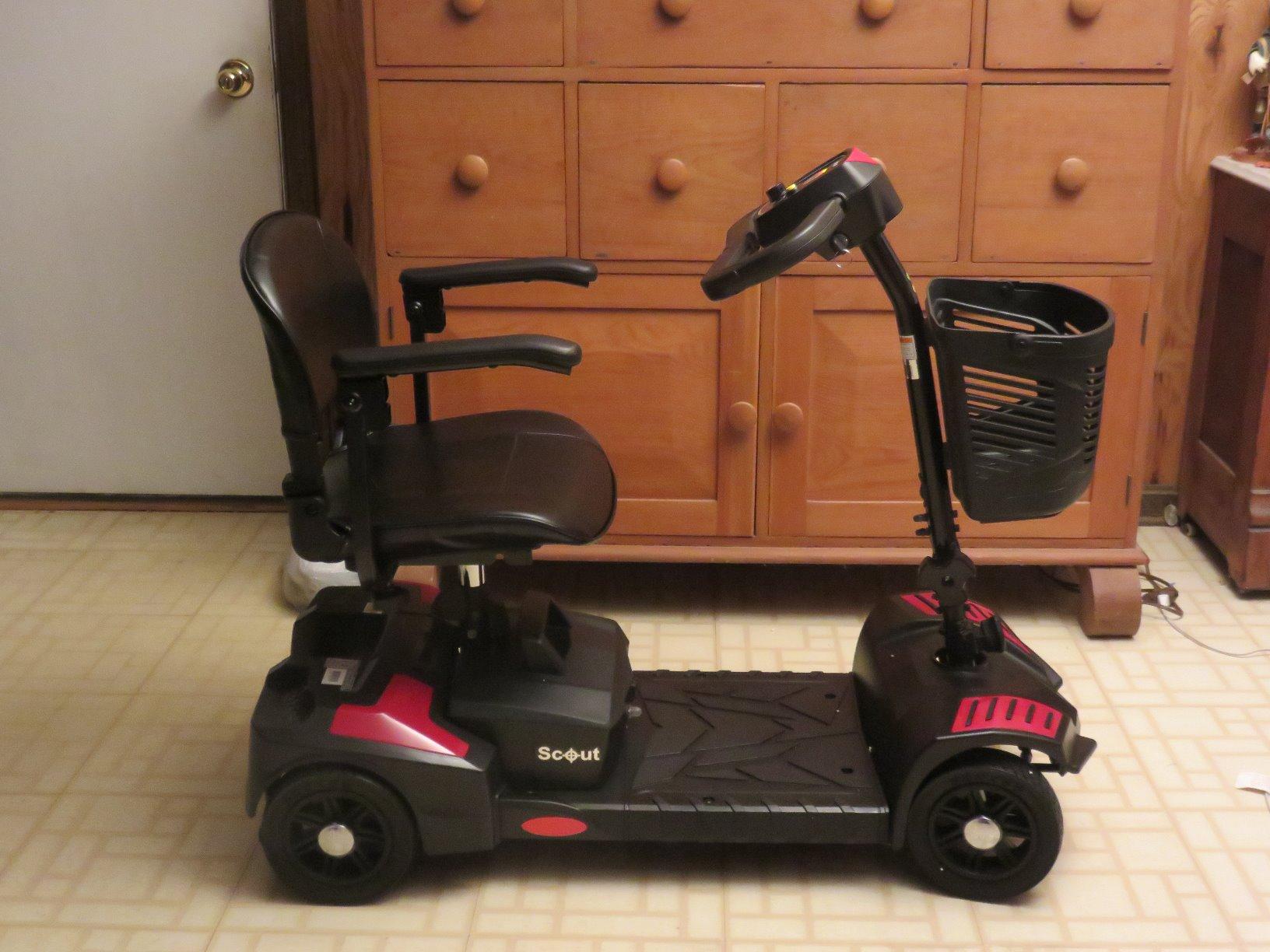 【Sports&Outdoors】Drive Medical Drive Medical Scout Compact Travel Power Scooter, 4 Wheel