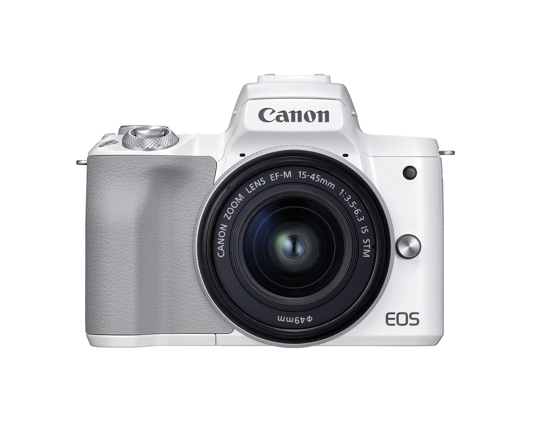 Canon EOS M50 Mark II Content Creator Kit, Mirrorless 4K Vlogging Camera Kit Includes EF-M 15-45mm Lens, Tripod Grip, Stereo Microphone《NO8》