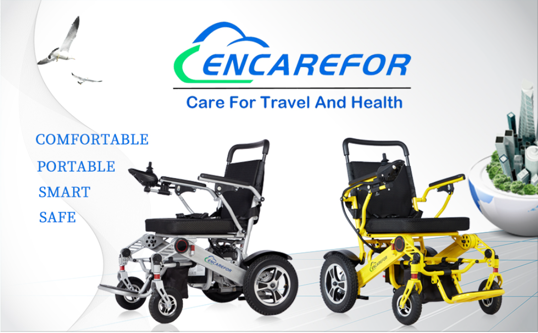 Range 24Mile Extended 20'' Seat Folding Electric Wheelchair for Adults, Lightweight Foldable 500W Powered Wheelchairs, Portable Folding Carry Wheelchairs, Airline Approved (Silver)<NO8>