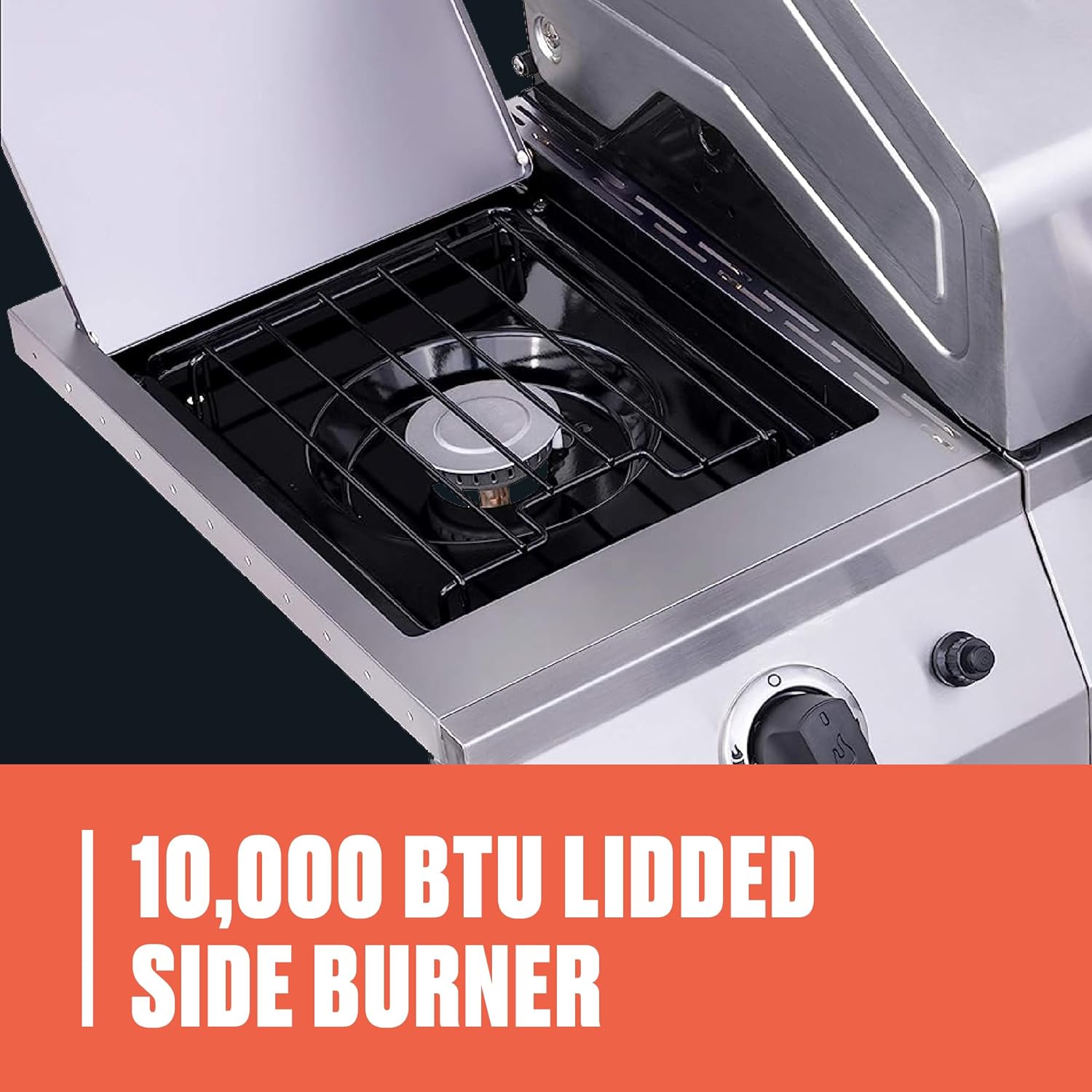 Char-Broil Performance Series Convective 4-Burner with Side Burner Cart Propane Gas Stainless Steel Grill - 463377319.