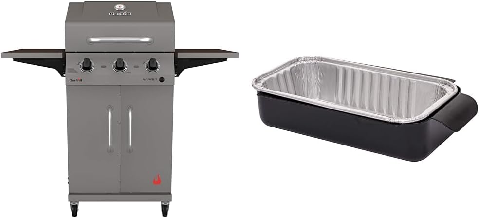 Char-Broil Performance Series Convective 4-Burner with Side Burner Cart Propane Gas Stainless Steel Grill - 463377319.