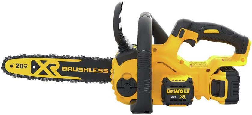 DEWALT 20V MAX* XR Chainsaw Kit, 5-Ah Battery, 12-Inch (DCCS620P1)