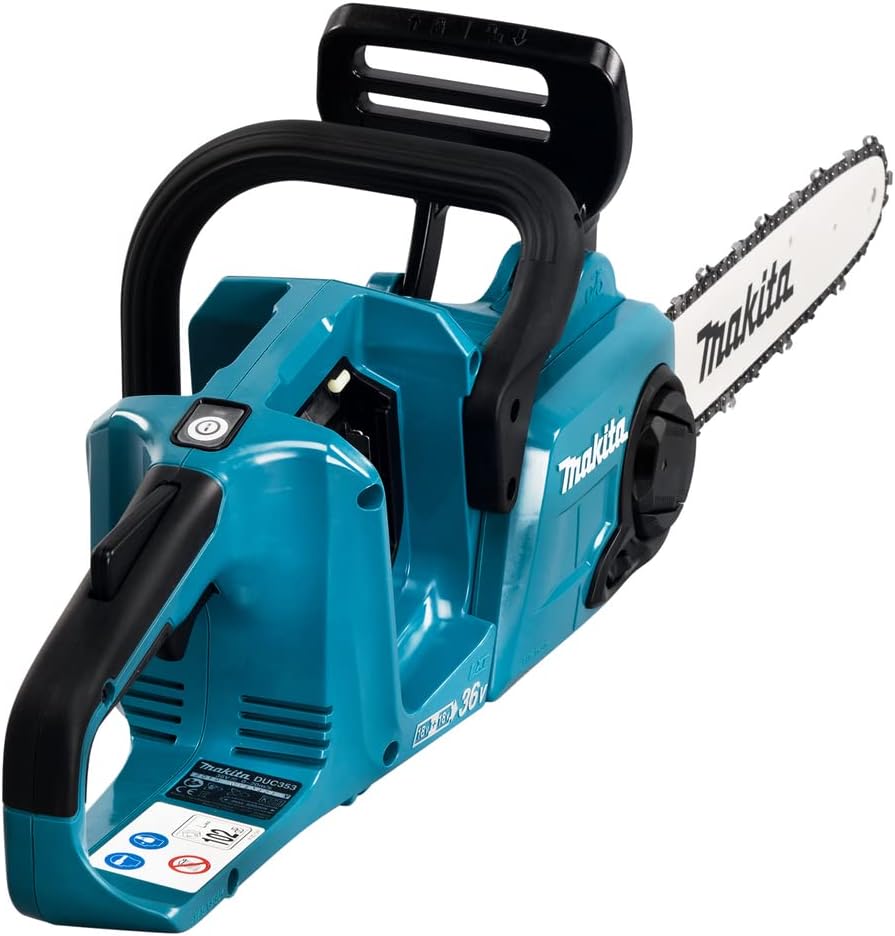 DUC353Z Twin 18V (36V) Li-ion LXT 35cm Brushless Chainsaw - Includes battery and charger