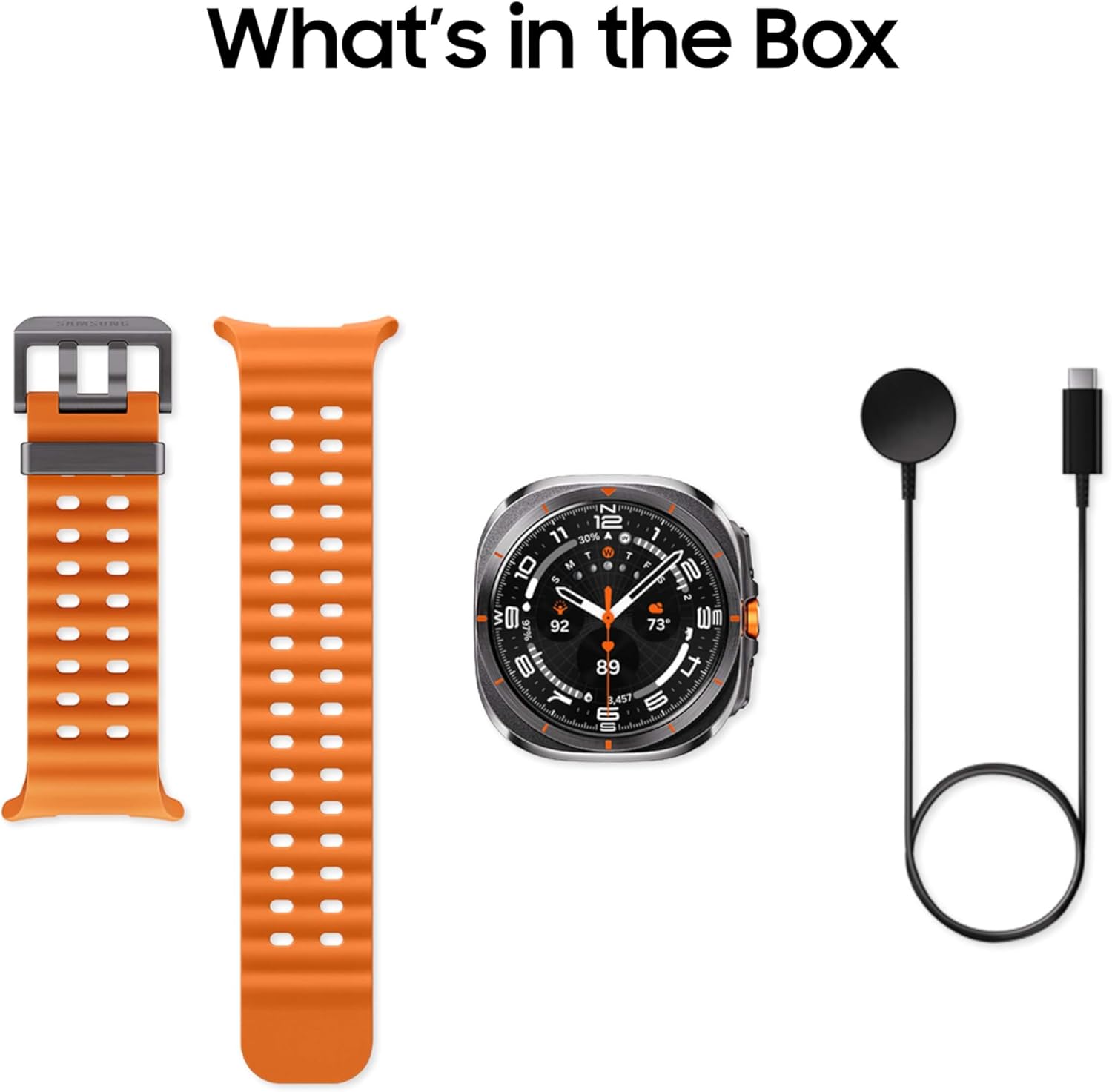 SAMSUNG Galaxy Watch Ultra 47mm LTE AI Smartwatch w/Energy Score, Wellness Tips, Heart Rate Tracking, Sleep Monitor, Fitness Tracker, GPS, 2024,Titanium Gray