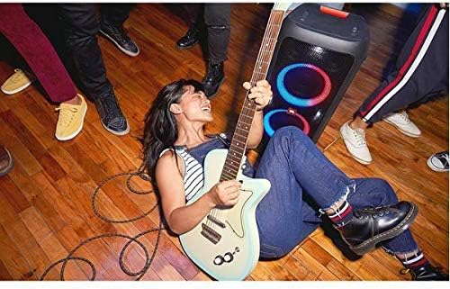 JBL PartyBox 310 Wireless Bluetooth Party Speaker with Built-in Dynamic Lighting, Karaoke Mode, Powerful Bass and JBL App Support, Black