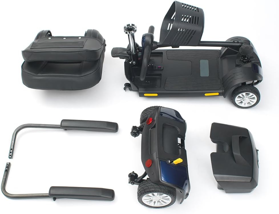 Livewell Jaunt 4mph Portable Travel Car Boot Mobility Scooter (Blue)