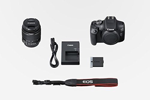 Canon EOS 2000D DSLR Camera and EF-S 18-55 mm f/3.5-5.6 IS II Lens - Black