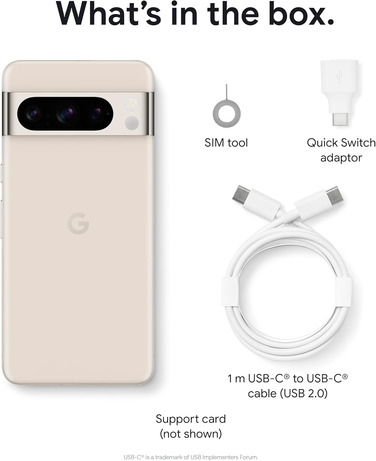 Google Pixel 8 Pro – Unlocked Android Smartphone with telephoto lens, 24-hour battery and Super Actua display – Porcelain, 128GB