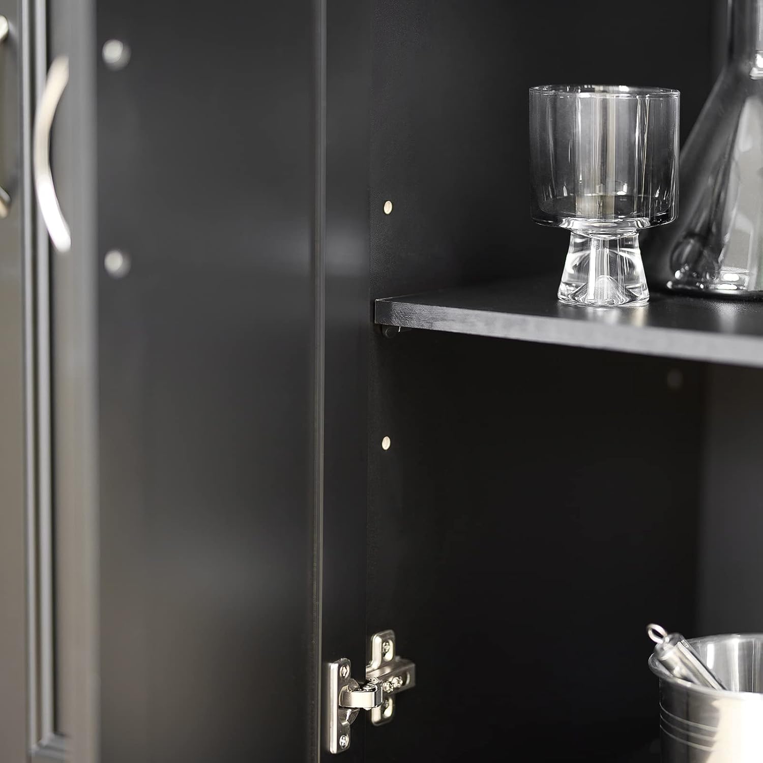 SoBuy FKW71-WN, Extendable Kitchen Storage Trolley Kitchen Cabinet Cupboard Sideboard Kitchen Island