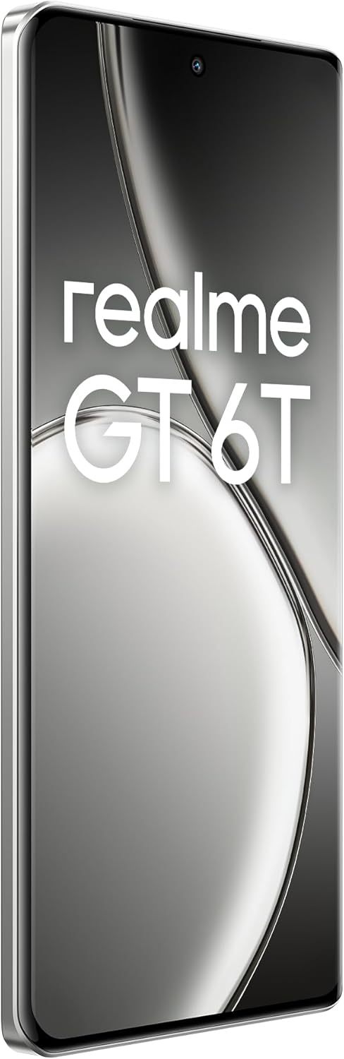 realme GT 6T 5G Smartphone 8 + 256 GB, Snapdragon 7+ Gen 3 Flagship Chipset, 120 Hz 6000 nit Hyper Display, 120 W Supervooc Charge, 5500 mAh Massive Battery, Sony 50MP OIS Camera, Razor Green