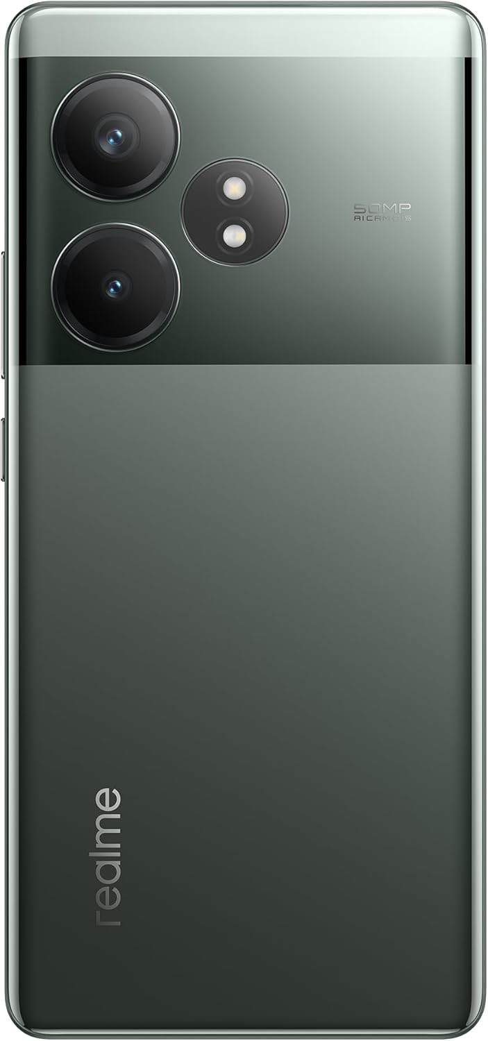 realme GT 6T 5G Smartphone 8 + 256 GB, Snapdragon 7+ Gen 3 Flagship Chipset, 120 Hz 6000 nit Hyper Display, 120 W Supervooc Charge, 5500 mAh Massive Battery, Sony 50MP OIS Camera, Razor Green