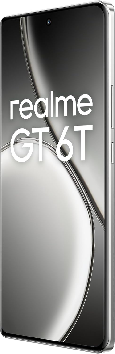 realme GT 6T 5G Smartphone 8 + 256 GB, Snapdragon 7+ Gen 3 Flagship Chipset, 120 Hz 6000 nit Hyper Display, 120 W Supervooc Charge, 5500 mAh Massive Battery, Sony 50MP OIS Camera, Razor Green