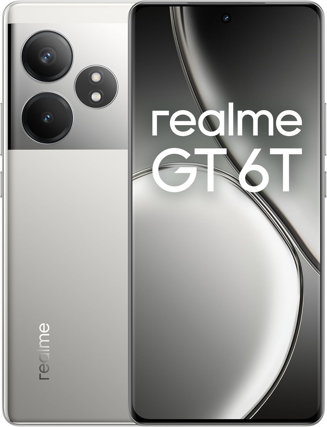 realme GT 6T 5G Smartphone 8 + 256 GB, Snapdragon 7+ Gen 3 Flagship Chipset, 120 Hz 6000 nit Hyper Display, 120 W Supervooc Charge, 5500 mAh Massive Battery, Sony 50MP OIS Camera, Razor Green