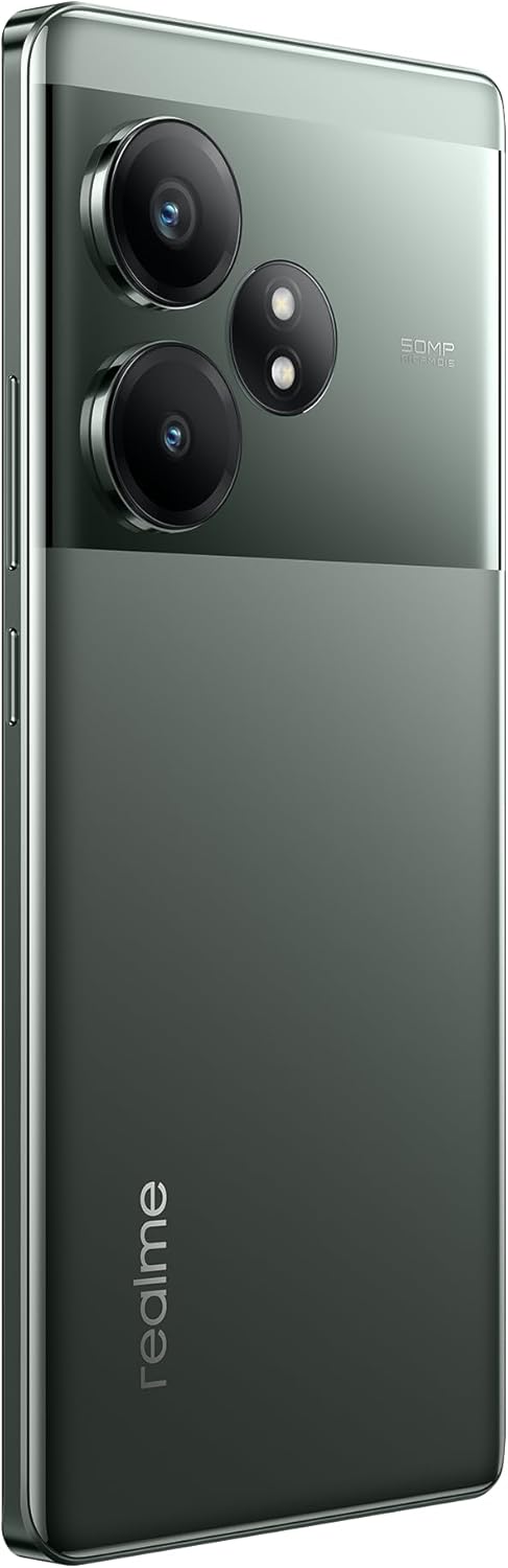 realme GT 6T 5G Smartphone 8 + 256 GB, Snapdragon 7+ Gen 3 Flagship Chipset, 120 Hz 6000 nit Hyper Display, 120 W Supervooc Charge, 5500 mAh Massive Battery, Sony 50MP OIS Camera, Razor Green