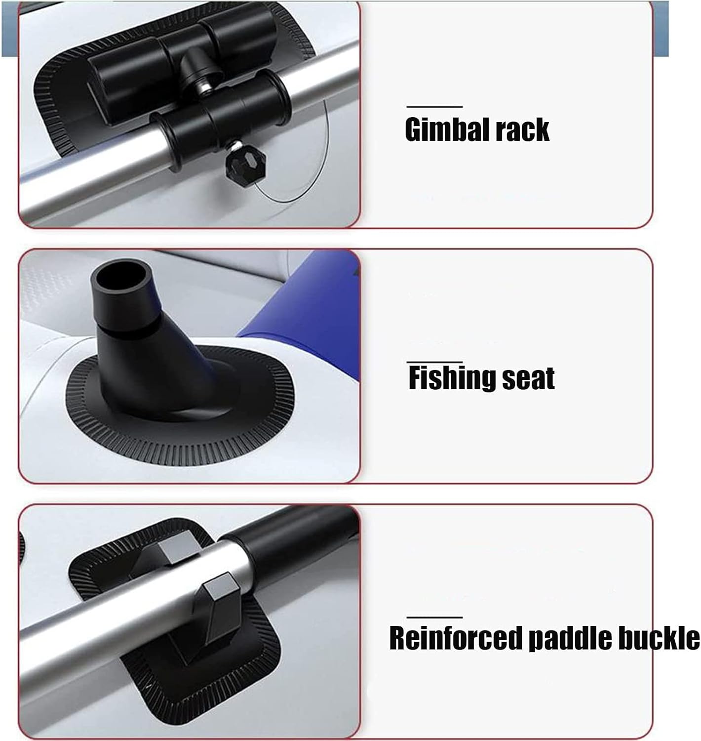 2024 New in box Inflatable Solar Marine Fishing Boat with Motor high pressure rigid boat