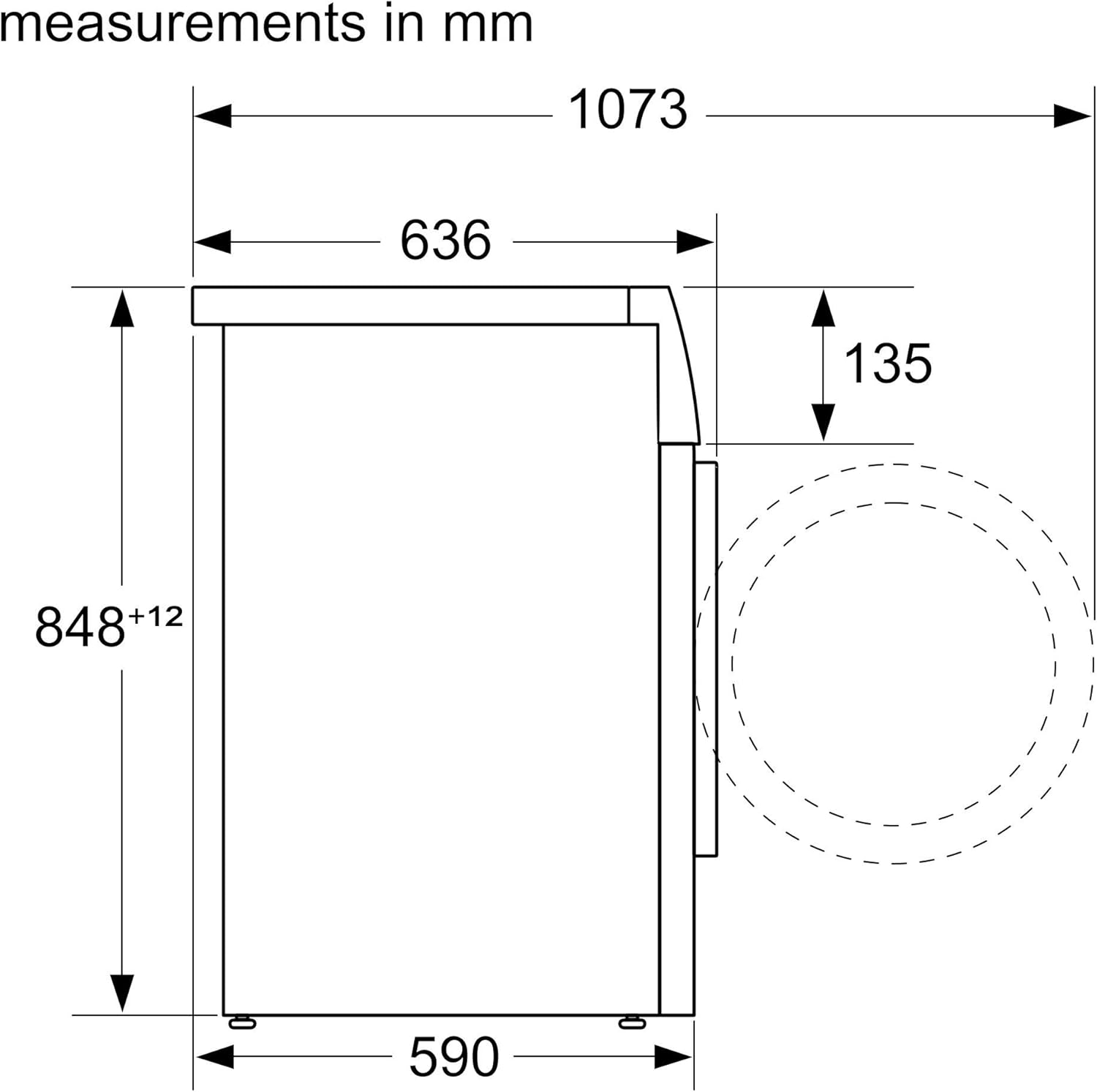 Bosch Home & Kitchen Appliances Bosch WGG244ARGB Washing Machine, Automatic dosing with i-DOS, Speed Perfect, AntiStain, ActiveWater Plus, EcoSilence Drive, Grey, Serie 6, Freestanding, Graphite, 9 kg [Energy Class A]