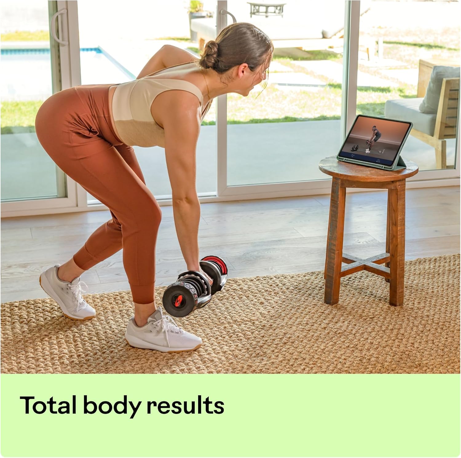 Bowflex Unisex Adult Selecttech 1090i Hantel, Schwarz/Rot, Einheitsgröße EU