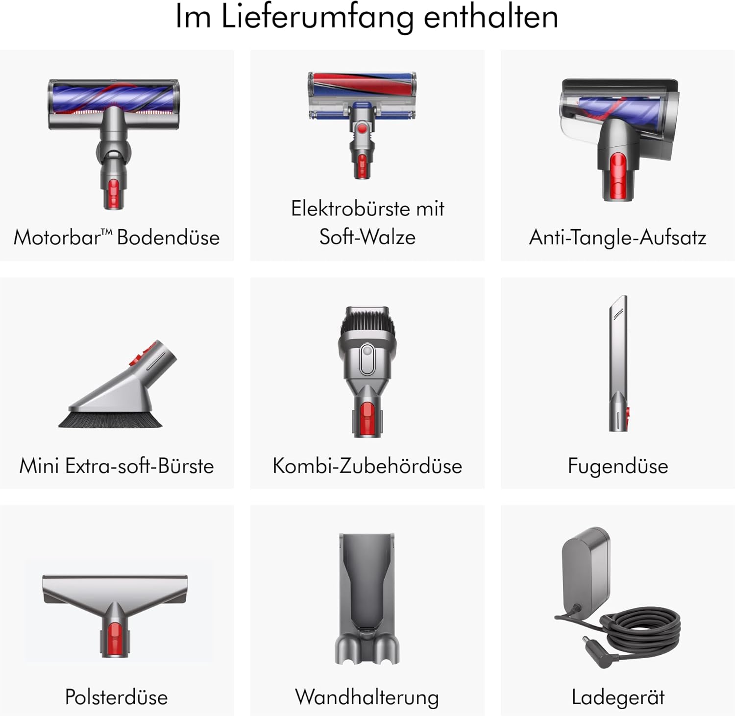 Dyson V8™ Absolute kabelloser Staubsauger (Silber/Gelb)