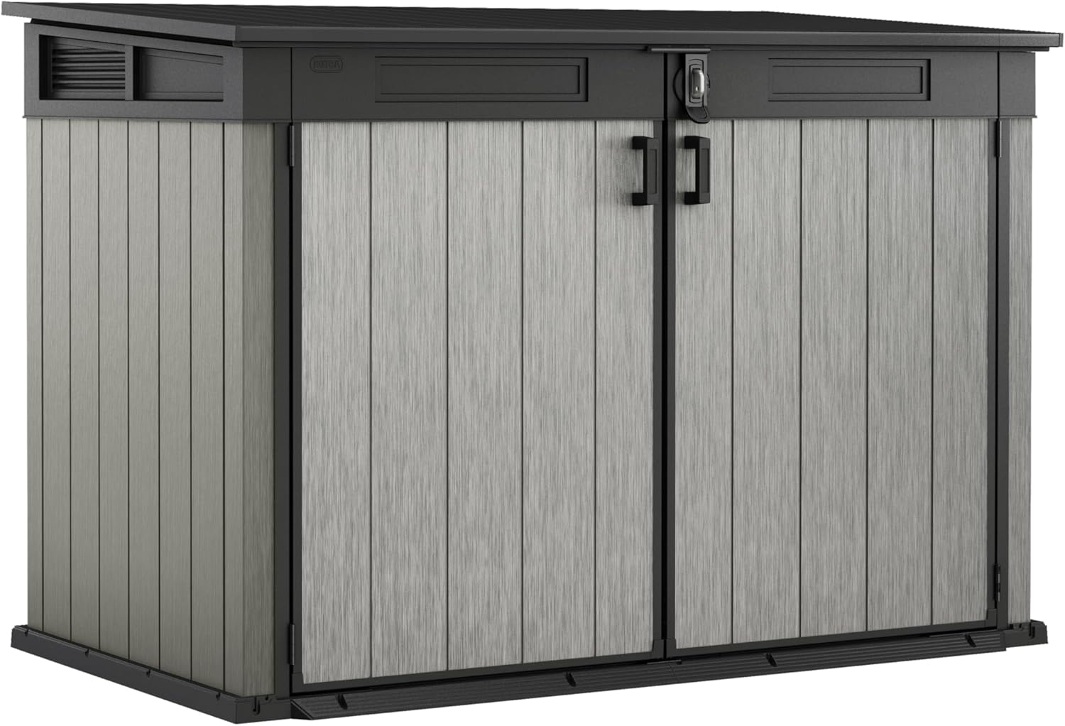 Keter Grande Store Gerätehaus, 2020 Liters, Grau/Braun, 190,5 x 109,3 x 132,5 cm