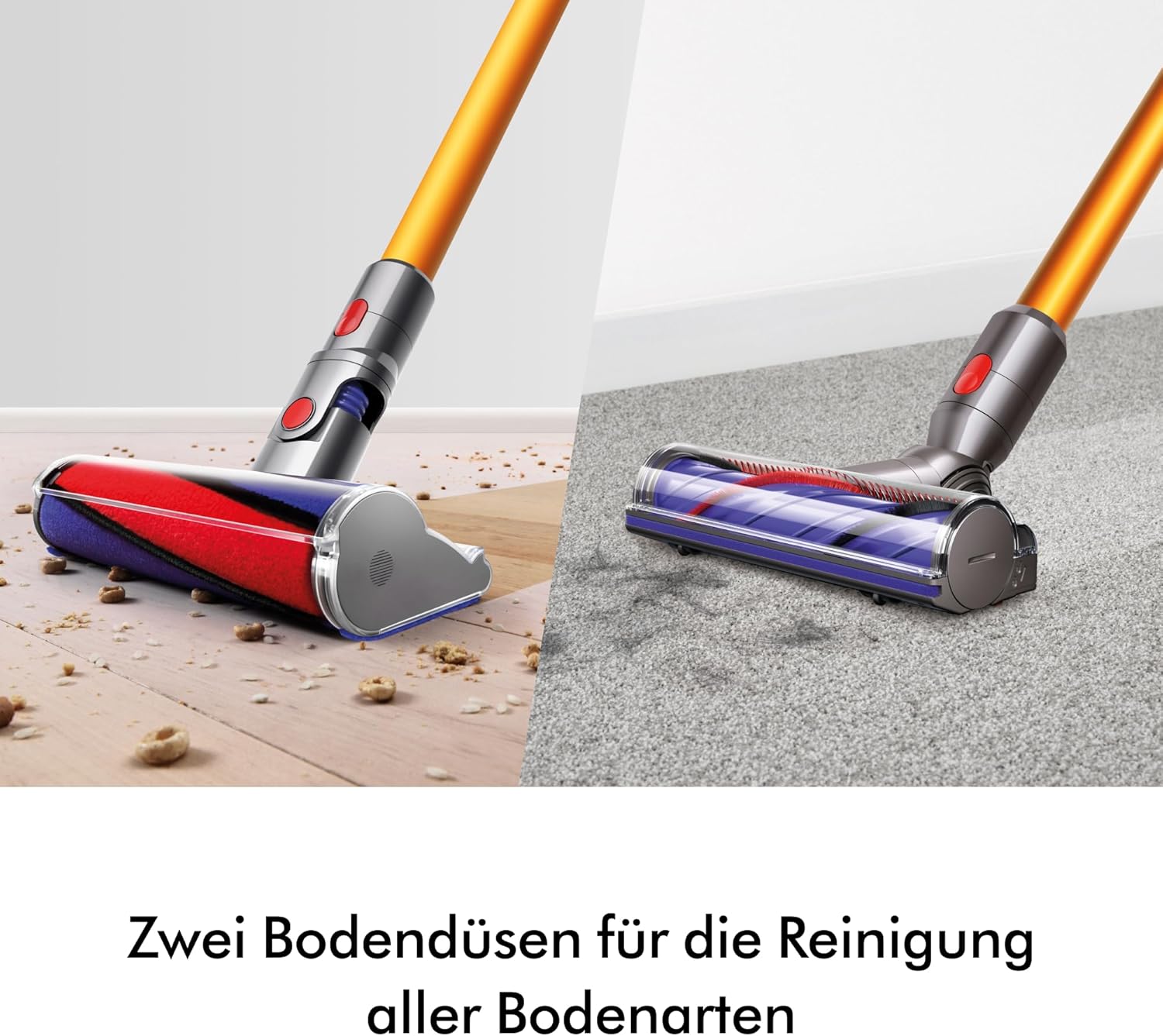 Dyson V8™ Absolute kabelloser Staubsauger (Silber/Gelb)