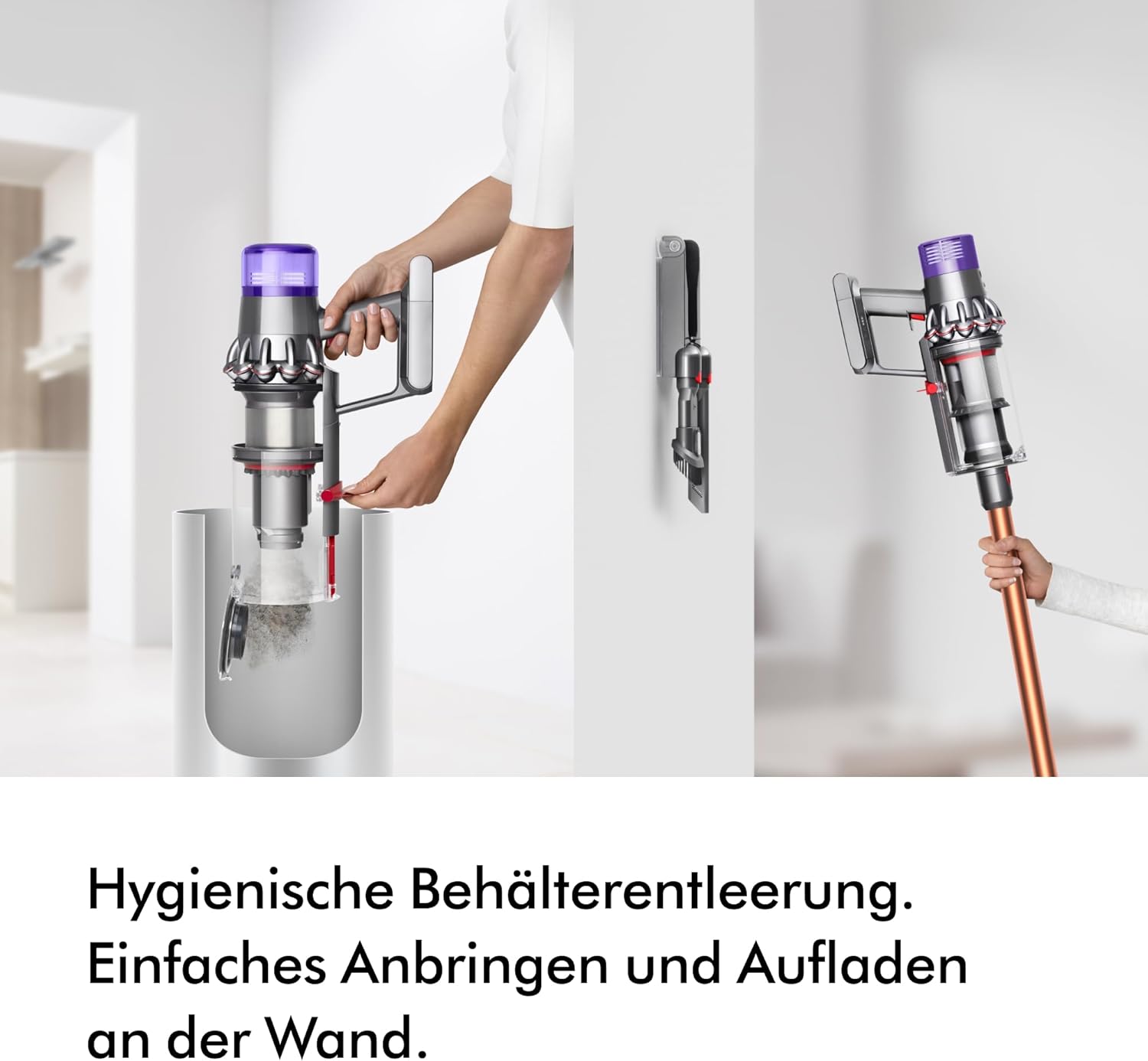 Dyson Cyclone V10 Absolute kabelloser Staubsauger (Nickel/Kupfer)