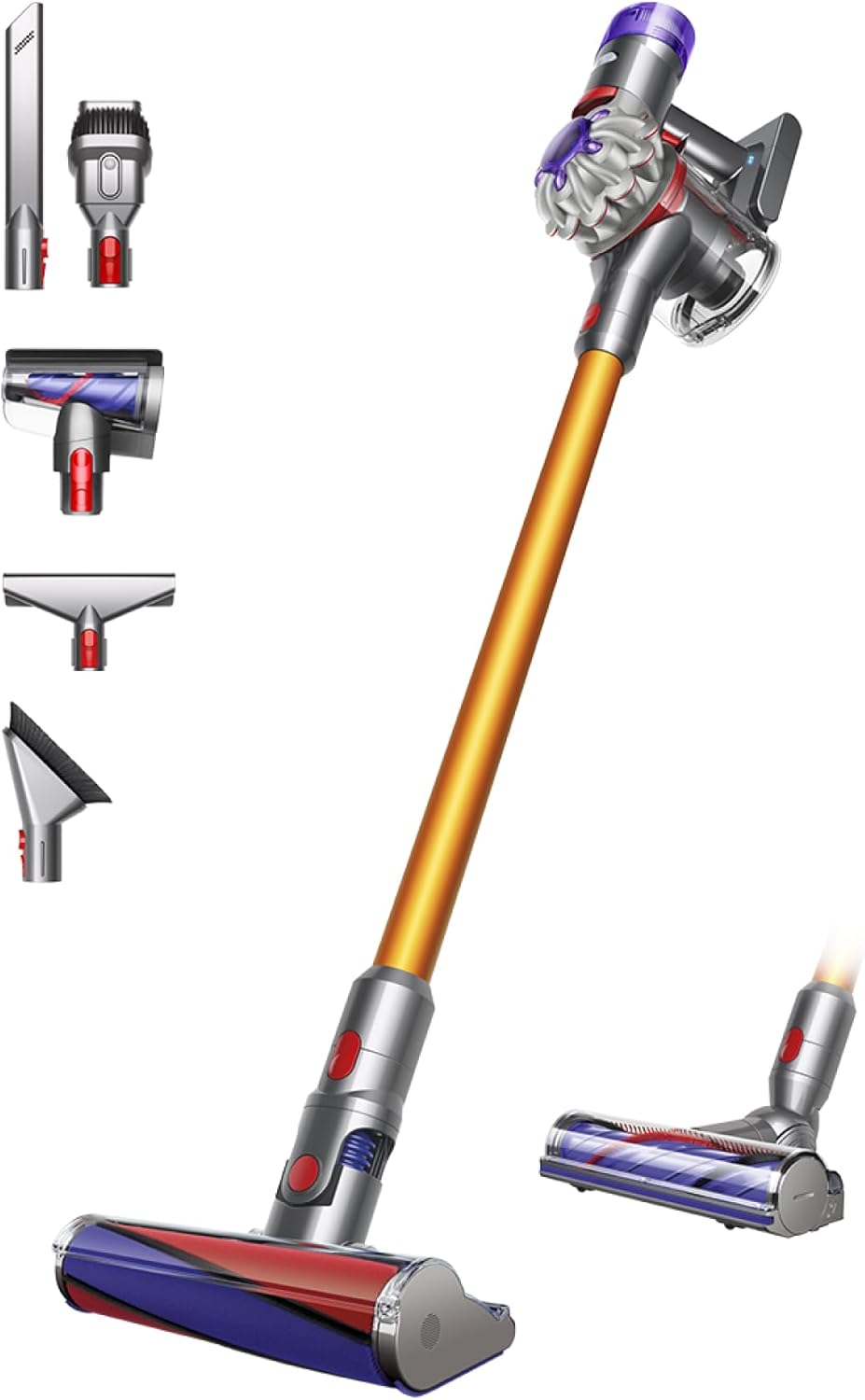 Dyson V8™ Absolute kabelloser Staubsauger (Silber/Gelb)
