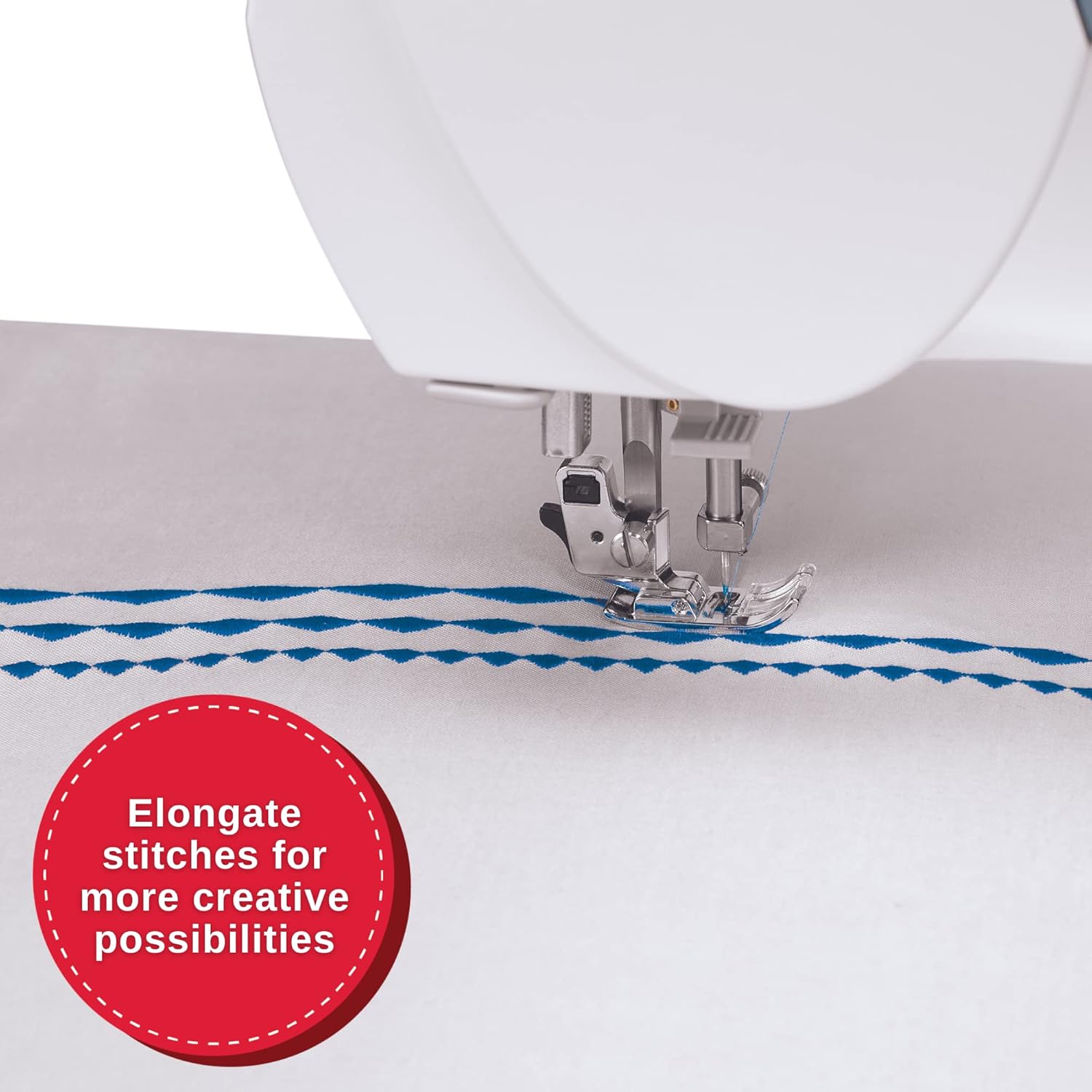 SINGER 9960 N?h- und Quiltmaschine mit Zubeh?r-Set, Anschiebetisch, 600 Stiche, elektronischer Auto-Pilotmodus