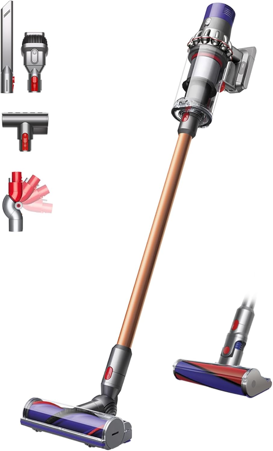 Dyson Cyclone V10 Absolute kabelloser Staubsauger (Nickel/Kupfer)