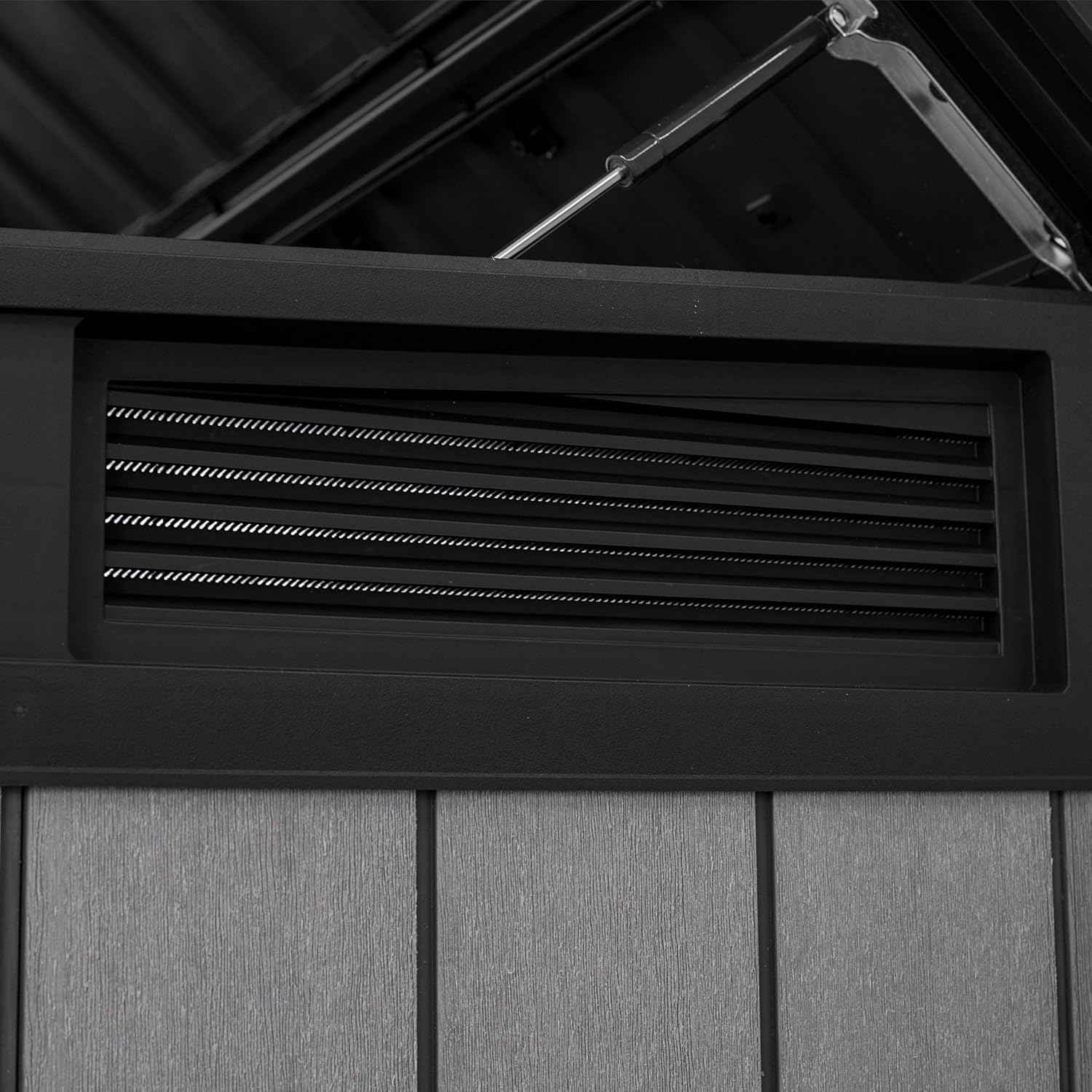 Keter Grande Store Gerätehaus, 2020 Liters, Grau/Braun, 190,5 x 109,3 x 132,5 cm