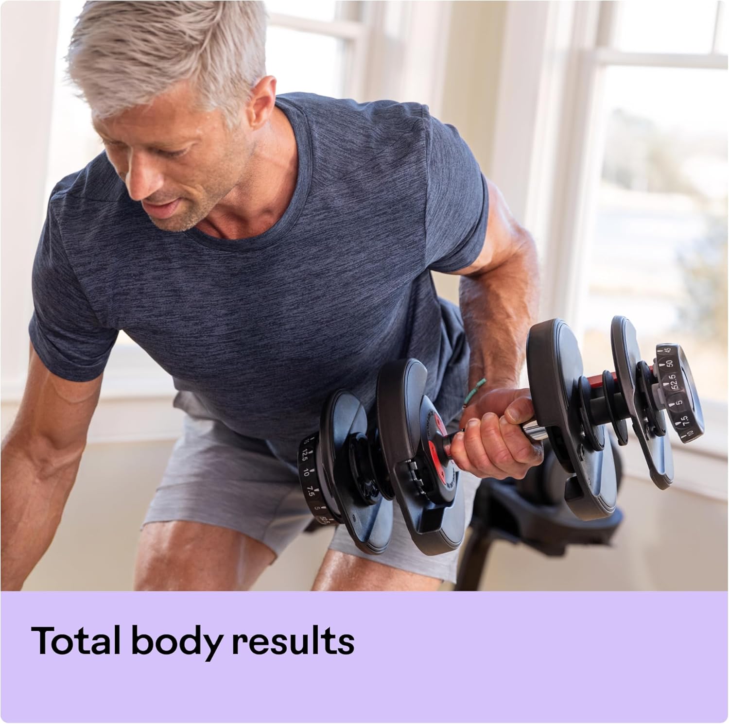 Bowflex Unisex Adult Selecttech 552i Hantel, Schwarz/Rot,Einheitsgröße EU