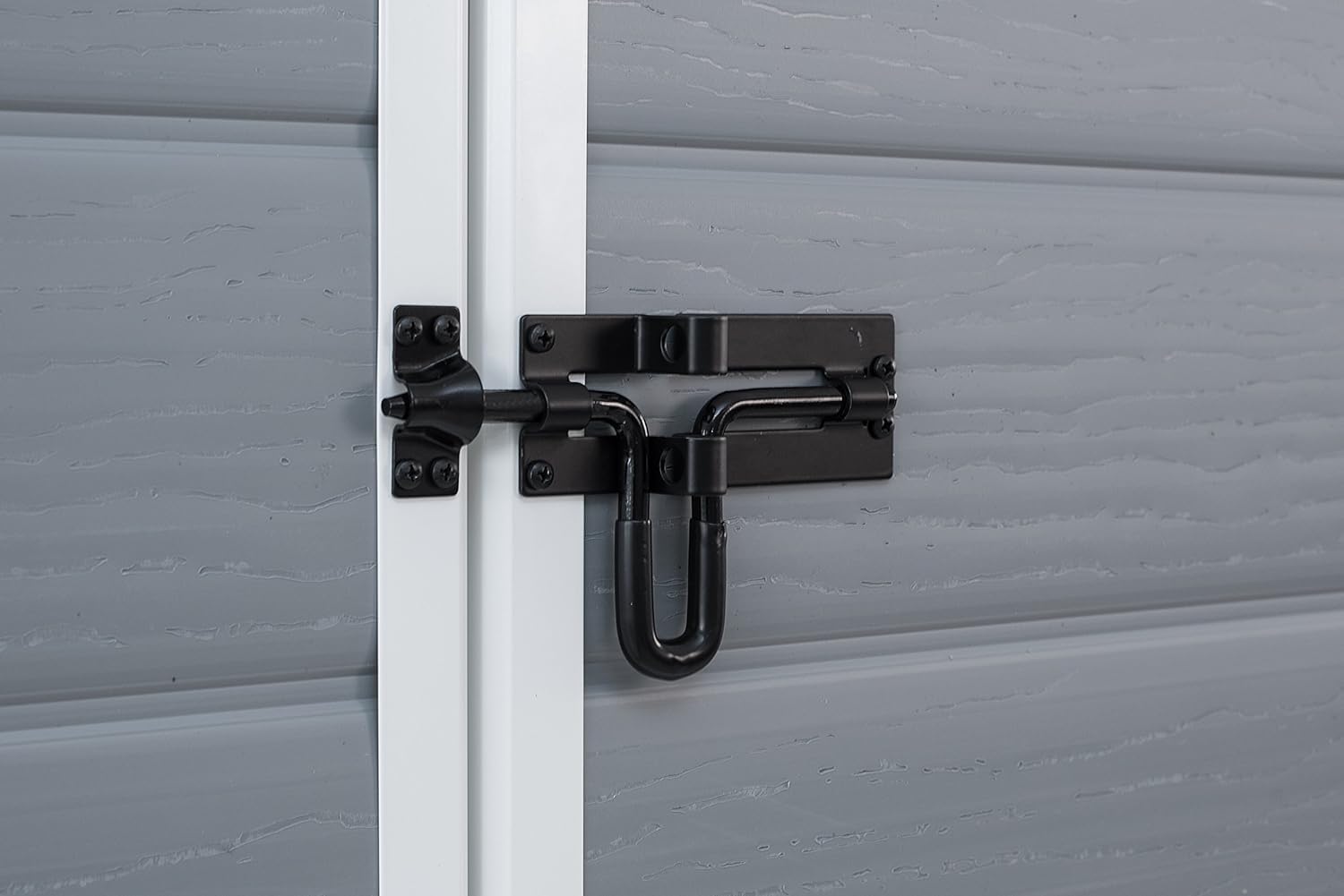 Keter Manor Pent 6x4 Gartenhaus wetterfest, Kunststoff, Outdoor, Außenmaße: BxTxH:183.5 x 111 x 200.5 cm, Innenmaße: 168.5 x 97 x 154 cm, grau