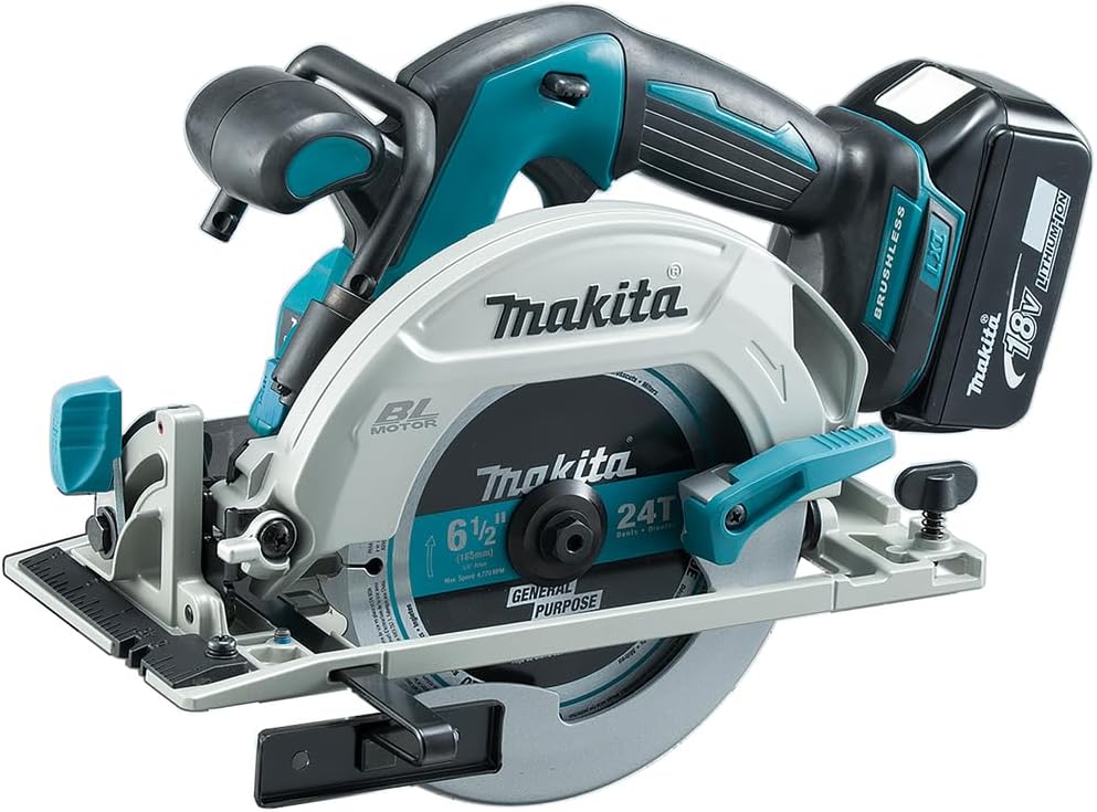 Makita DHS680RTJ Akku-Handkreissäge 57 mm 18 V / 5,0 Ah, 2 Akkus + Ladegerät im MAKPAC