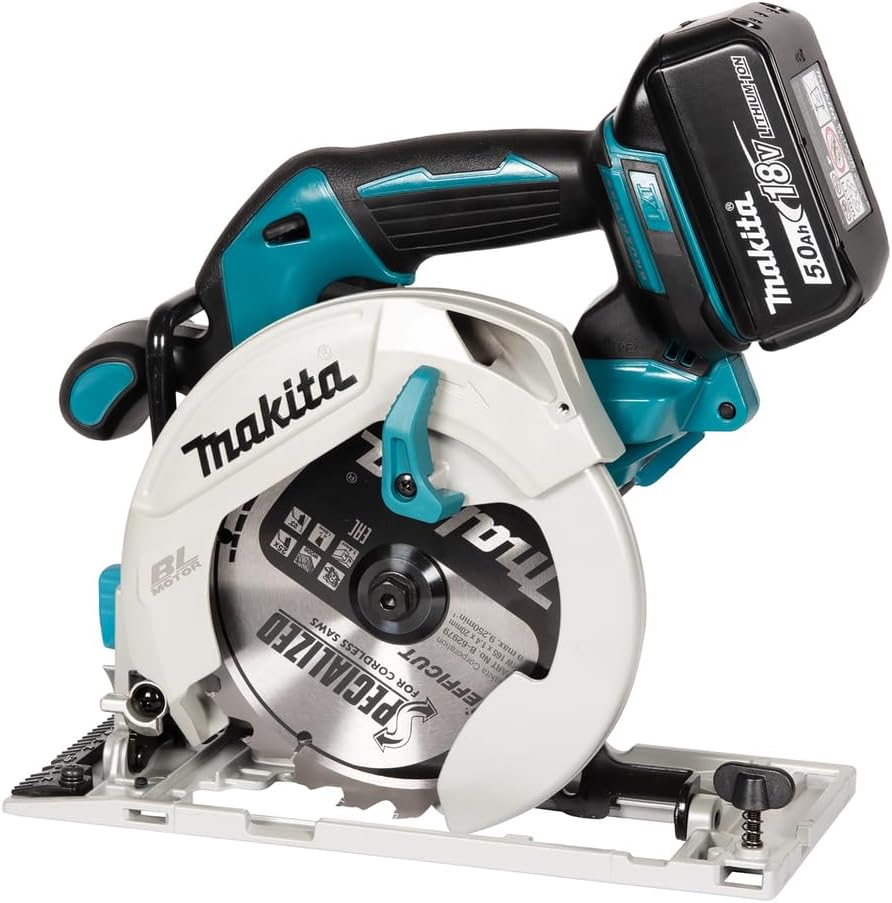 Makita DHS680RTJ Akku-Handkreissäge 57 mm 18 V / 5,0 Ah, 2 Akkus + Ladegerät im MAKPAC