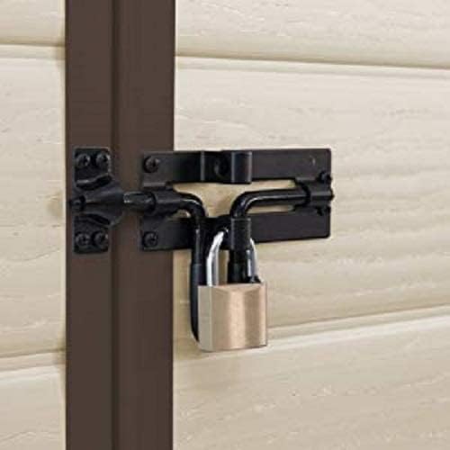 Keter Manor 4x6S Gartenhaus wetterfest 3.8m³, Kunststoff, Outdoor, Außenmaße: BxTxH:130x192x198cm, Innenmaße: BxTxH:111x177x190cm, grau