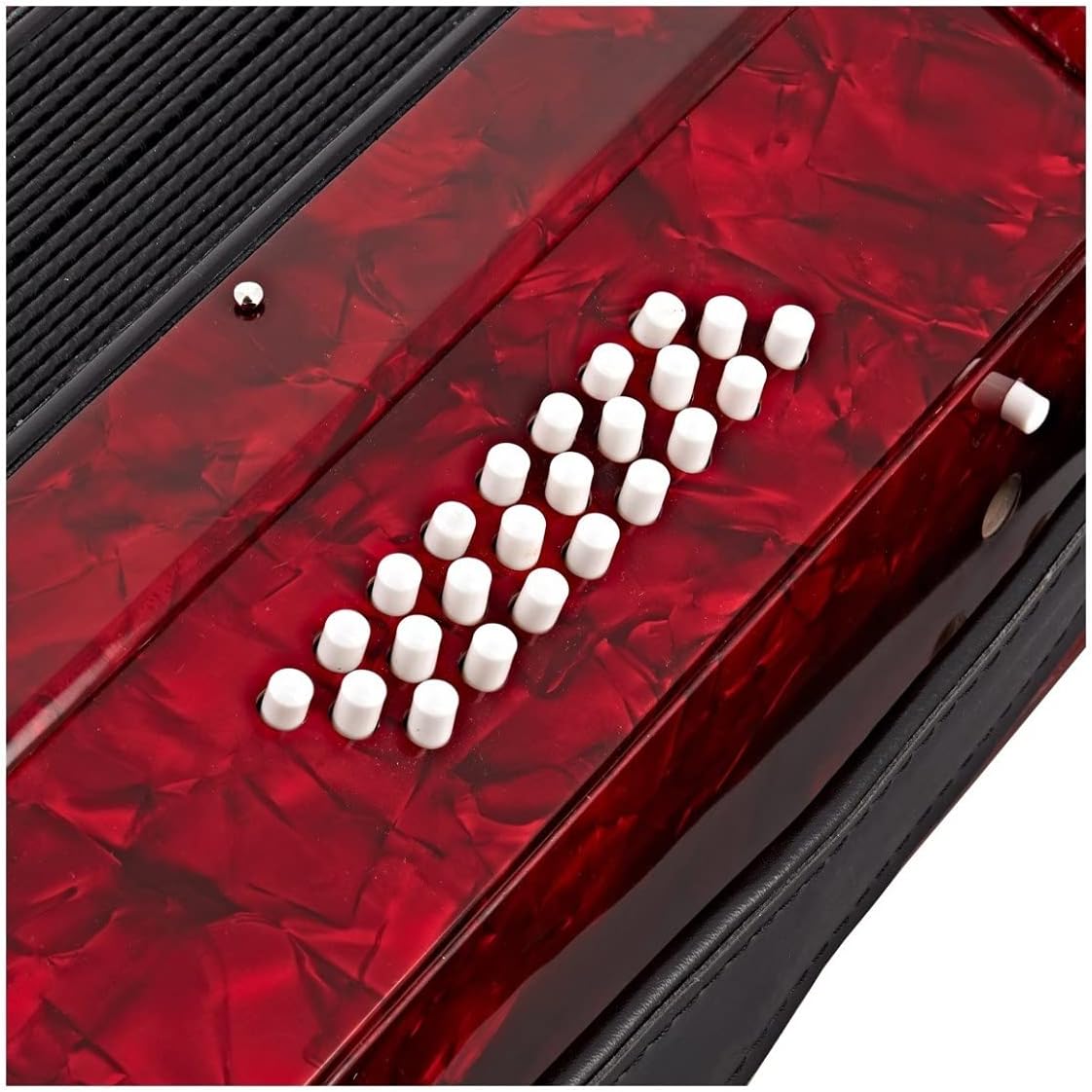 Klavier-Akkordeon mit Tragetasche und Schultergurten