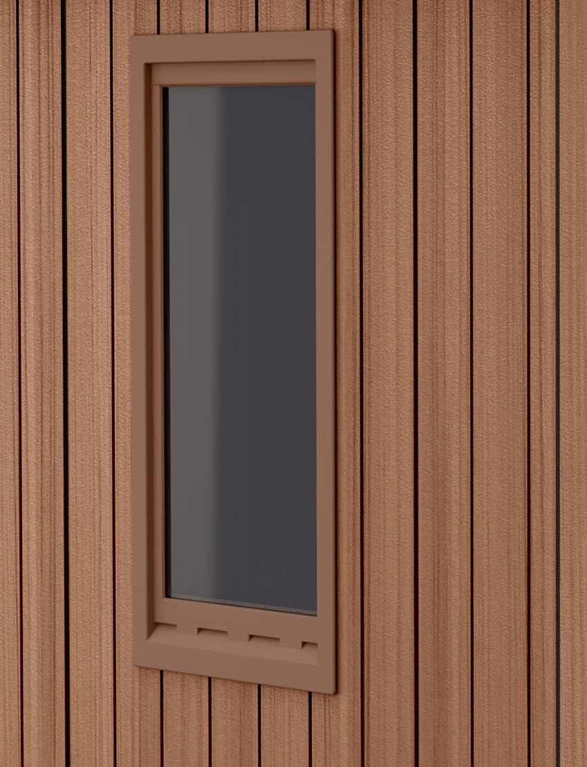 Keter Gerätehaus Darwin 4x6, Grau, Außenmaße 184,5x125,8x205cm, wartungsfrei, wetterfest, wasserdicht, mit Unterboden