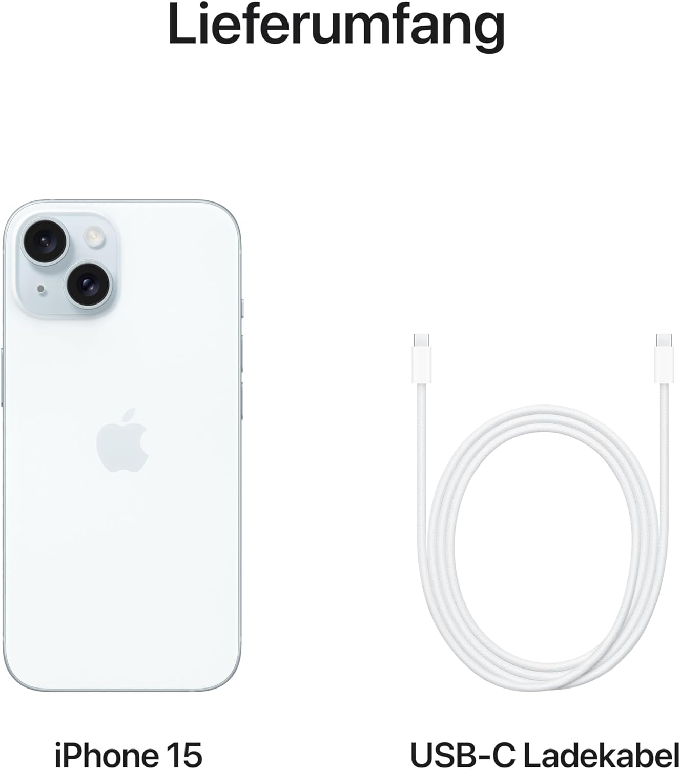 Apple iPhone 15 (128 GB) - Schwarz