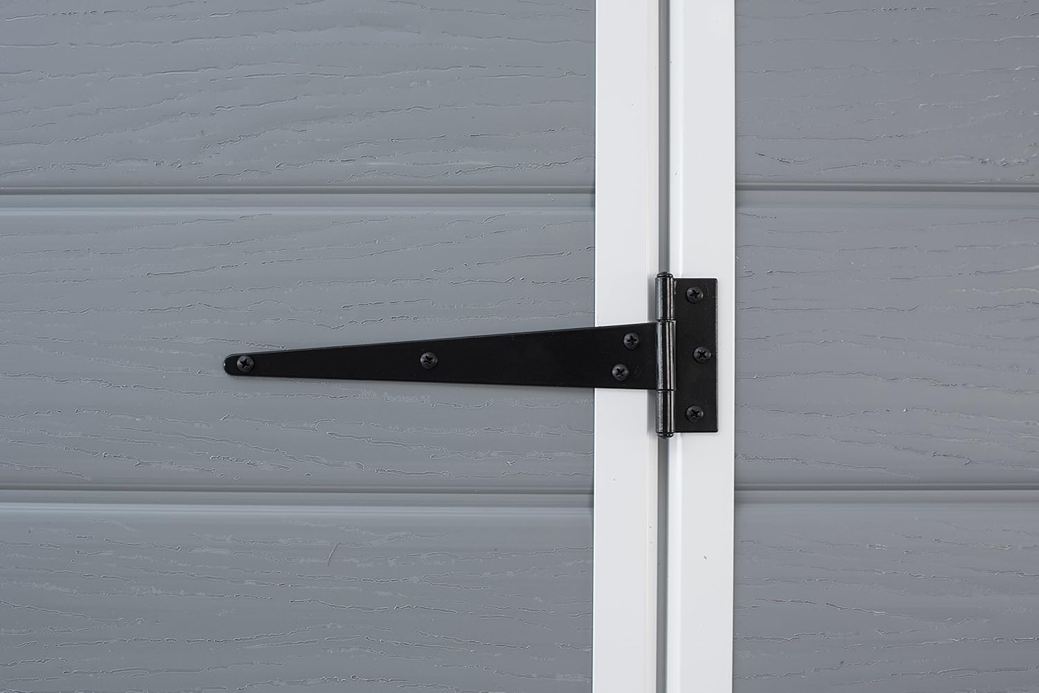 Keter Manor 4x6S Gartenhaus wetterfest 3.8m³, Kunststoff, Outdoor, Außenmaße: BxTxH:130x192x198cm, Innenmaße: BxTxH:111x177x190cm, grau