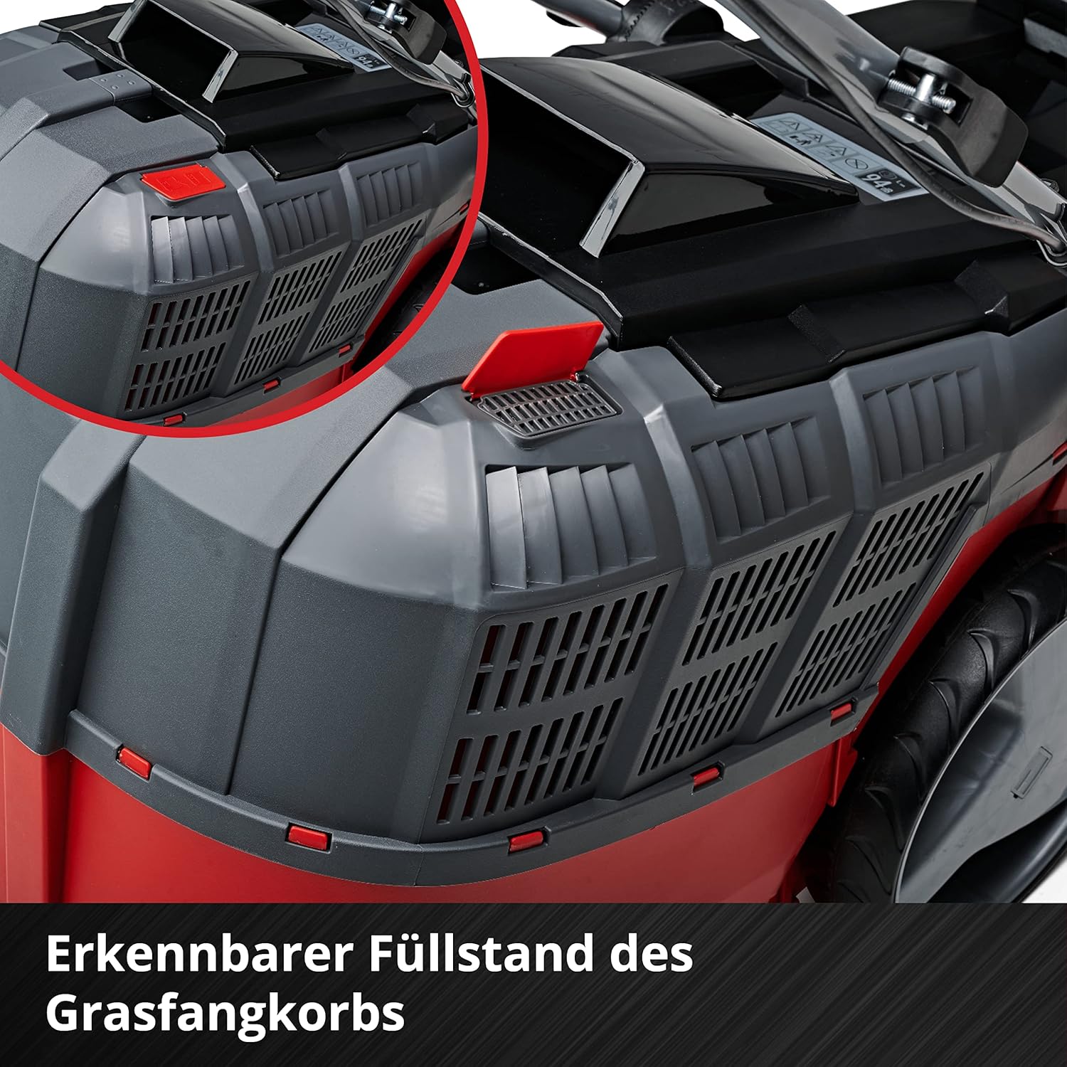 Einhell Akku-Rasenmäher GE-CM 43 Li M Kit Power X-Change (36V, 43 cm Schnittbreite, bis 600 m², Brushless, Mulch-Kit, 63L Fangkorb, 25-75 mm Schnitthöhe, inkl. 2x 4,0Ah + 2x Ladegerät)