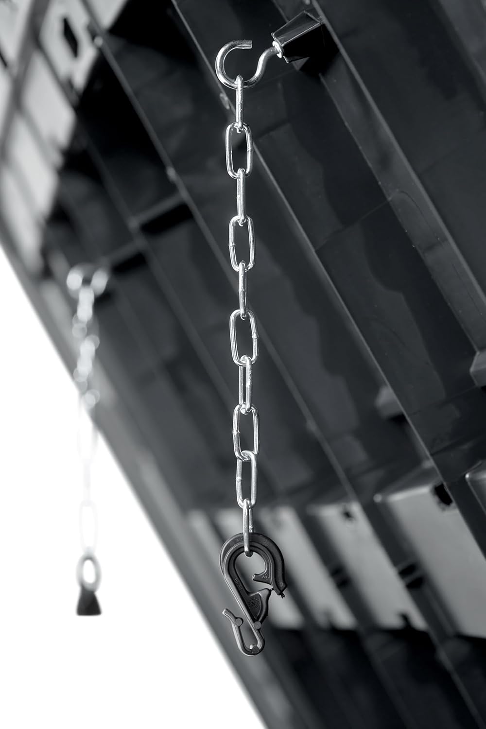 Keter Store-it-out Pro Mülltonnenbox, 145.5x82x123cm, Robuste Abfallbehälter-Lösung, 1200L, Wetterfest, Grau/Schwarz, UV-beständiges Polypropylen, Abschließbar