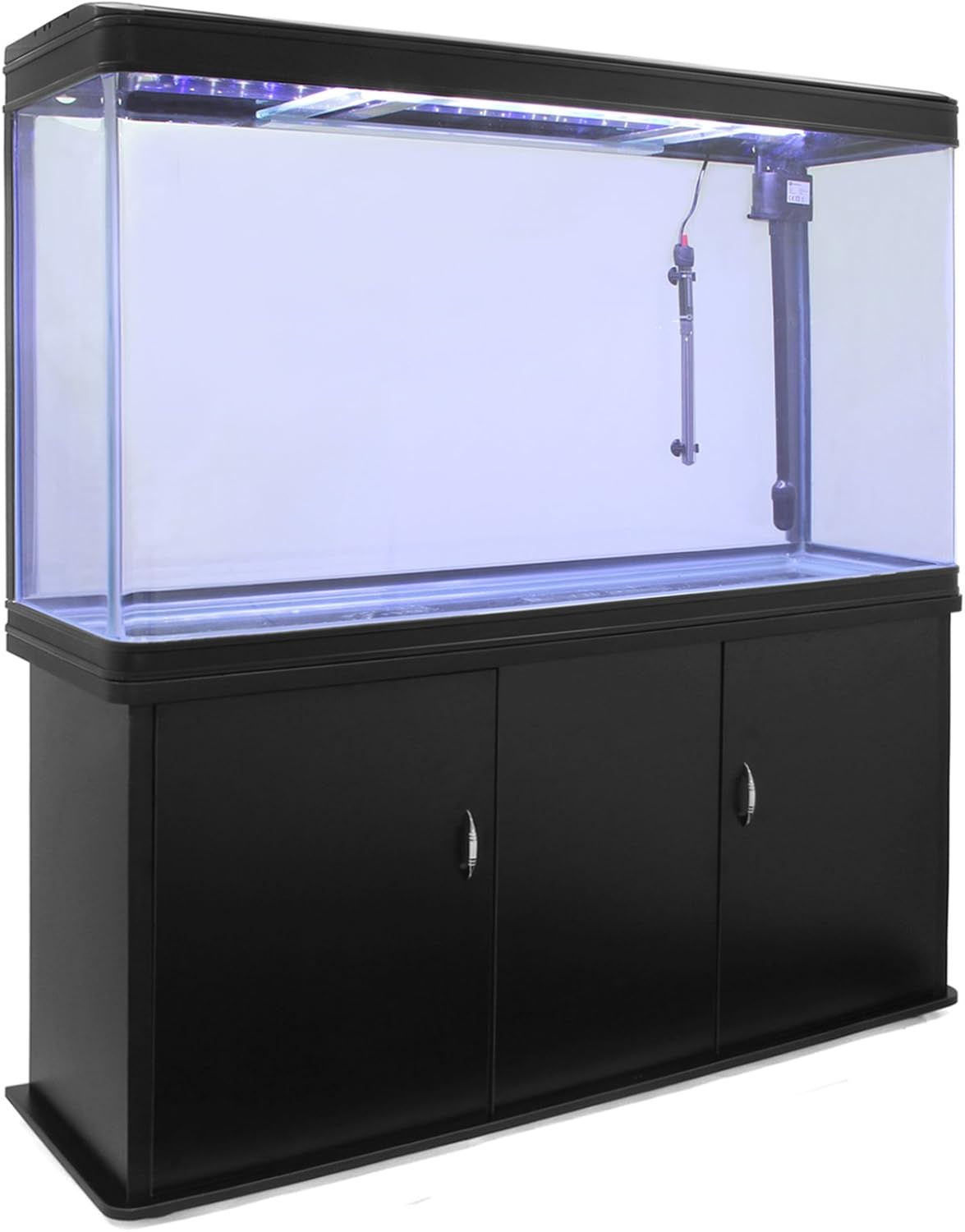 300 Liter Heimaquarium Aquarium mit Unterschrank Aquariumkobination 143.5cm H x 120.5cm L x 39cm B