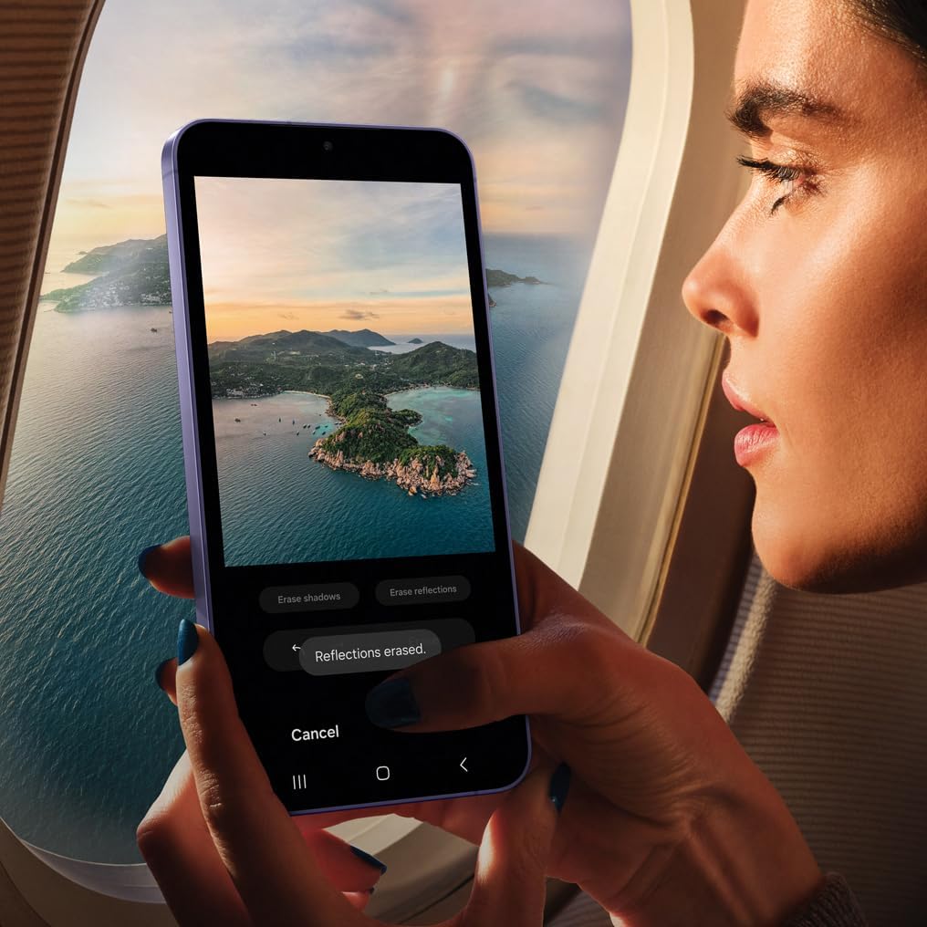 Samsung Galaxy S24 AI Smartphone, Android-Handy ohne Vertrag, 8 GB RAM, 128 GB Speicher, 50-MP-Kamera, Lange Akkulaufzeit, Onyx Black, 3 Jahre Herstellergarantie