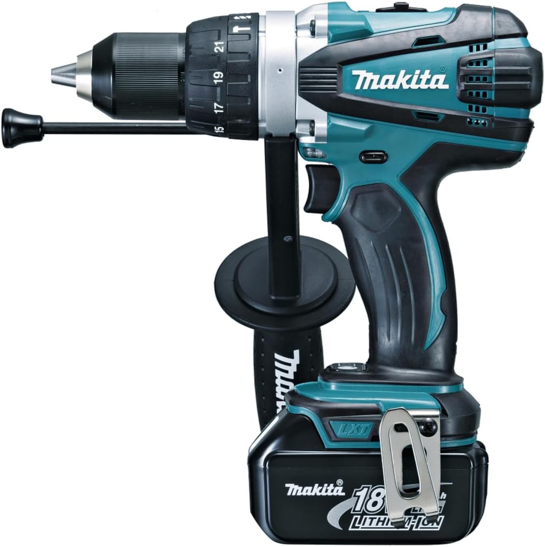 Makita 18 V 2 x 5 Ah Li-Ion Hammer Drill/Impact Driver Kit, 1 Stück, DLX2145TJ
