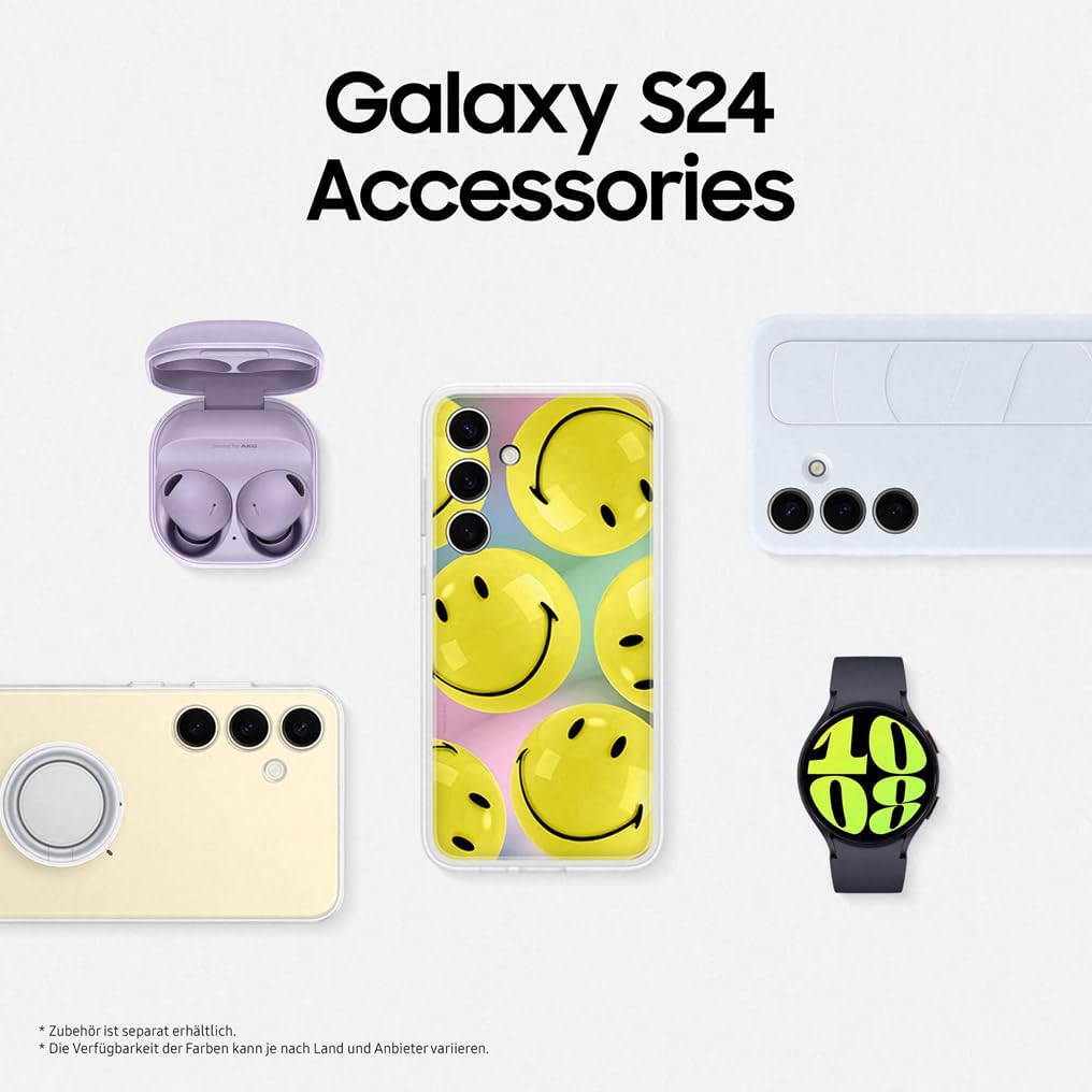 Samsung Galaxy S24 AI Smartphone, Android-Handy ohne Vertrag, 8 GB RAM, 128 GB Speicher, 50-MP-Kamera, Lange Akkulaufzeit, Onyx Black, 3 Jahre Herstellergarantie