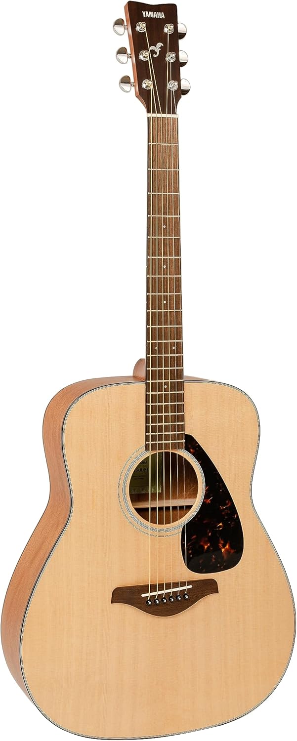 Yamaha FG800M matt natur - Akustische Westerngitarre mit authentischem Klang für Anfänger - 4-4 Gitarre aus Holz – Mit Voucher für 2 persönliche Online Lessons an der Yamaha Music School